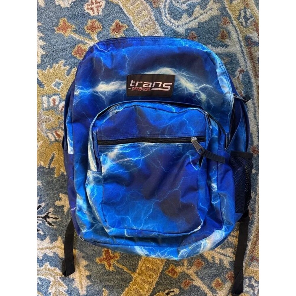 Jansport blue lightning backpack